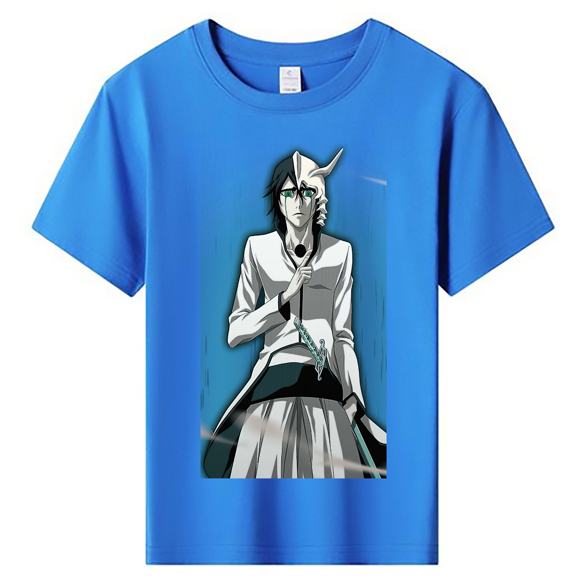 （画像用） ブリーチ ウルキオラ·シファー BLEACH Ulquiorra cifer 綿100％キッズTシャツ（フロントプリント）